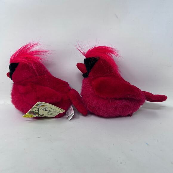 Audubon Birds Plush Lot of 4 with Sound Cardinal Hummingbird Painted Bunting - Picture 2 of 7